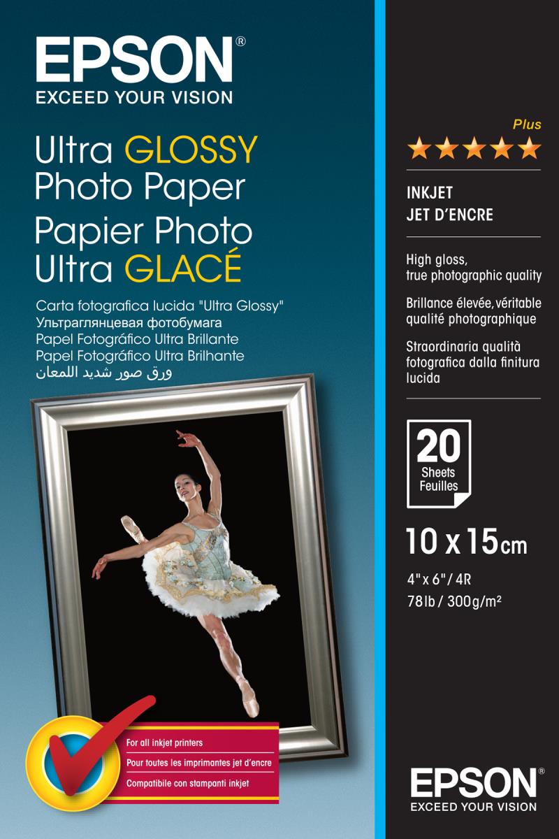 Epson Papier photo premium glacé A3+ - C13S041316 - Papier imprimante Epson  sur