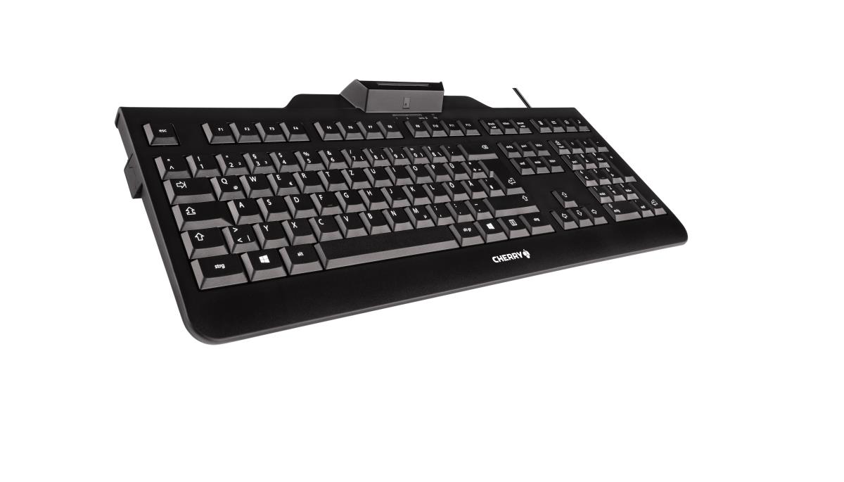 Corded KC 1000 SC Security Keyboard - with Integrated Smart Card Terminal - USB - Black - Azerty French
