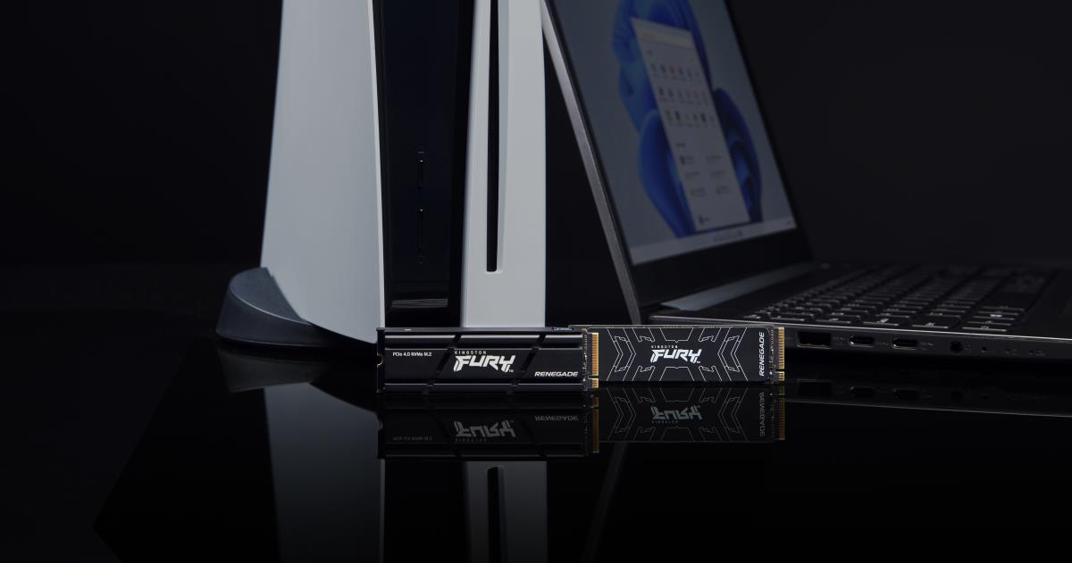 KINGSTON SSD - Fury Renegade - 500GB - Pci-e 4.0 Nvme - M.2 2280 With  Heatsink - SFYRSK/500G - /fr