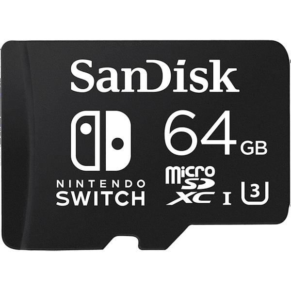 Western Digital Sandisk Micro Sdxc Card For The Nintendo Switch 64gb Uhs 1 100mb S Sdsqxat 064g Gnczn Redcorp Com En