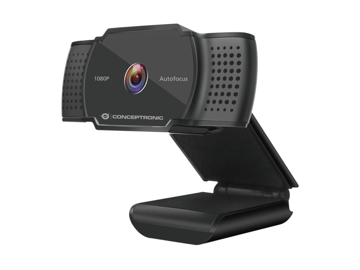 CONCEPTRONIC Webcam - Amdis06b 2k Autofocus Full - Hd 1080p AMDIS06B - With Microphone