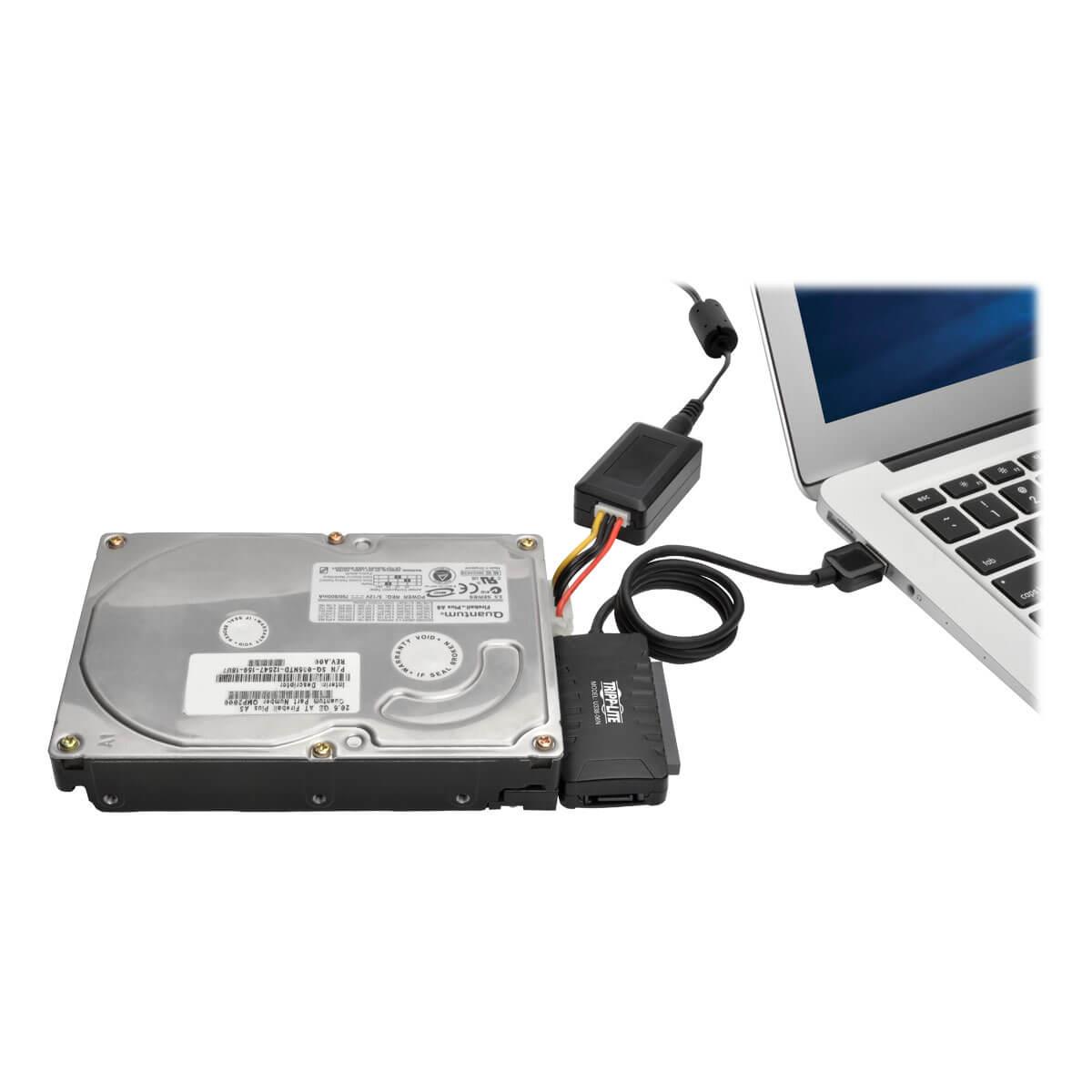 USB 3.0 SuperSpeed External 2.5 in. SATA Hard Drive Enclosure with Built-In  Cable and UASP Support