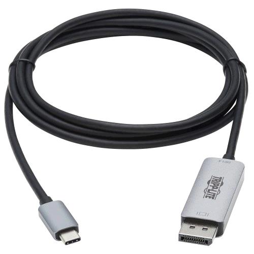 DisplayPort 1.4 Thunderbolt 3 Compatible Cable Adapter USB C to DP M//M Tripp Lite USB-C to DisplayPort Adapter Cable 3 ft. U444-003-DP8SE 8K UHD
