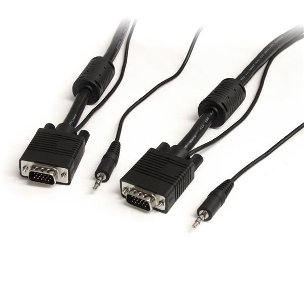 15m Coax High Resolution Monitor VGA Cable - HD15 M/M