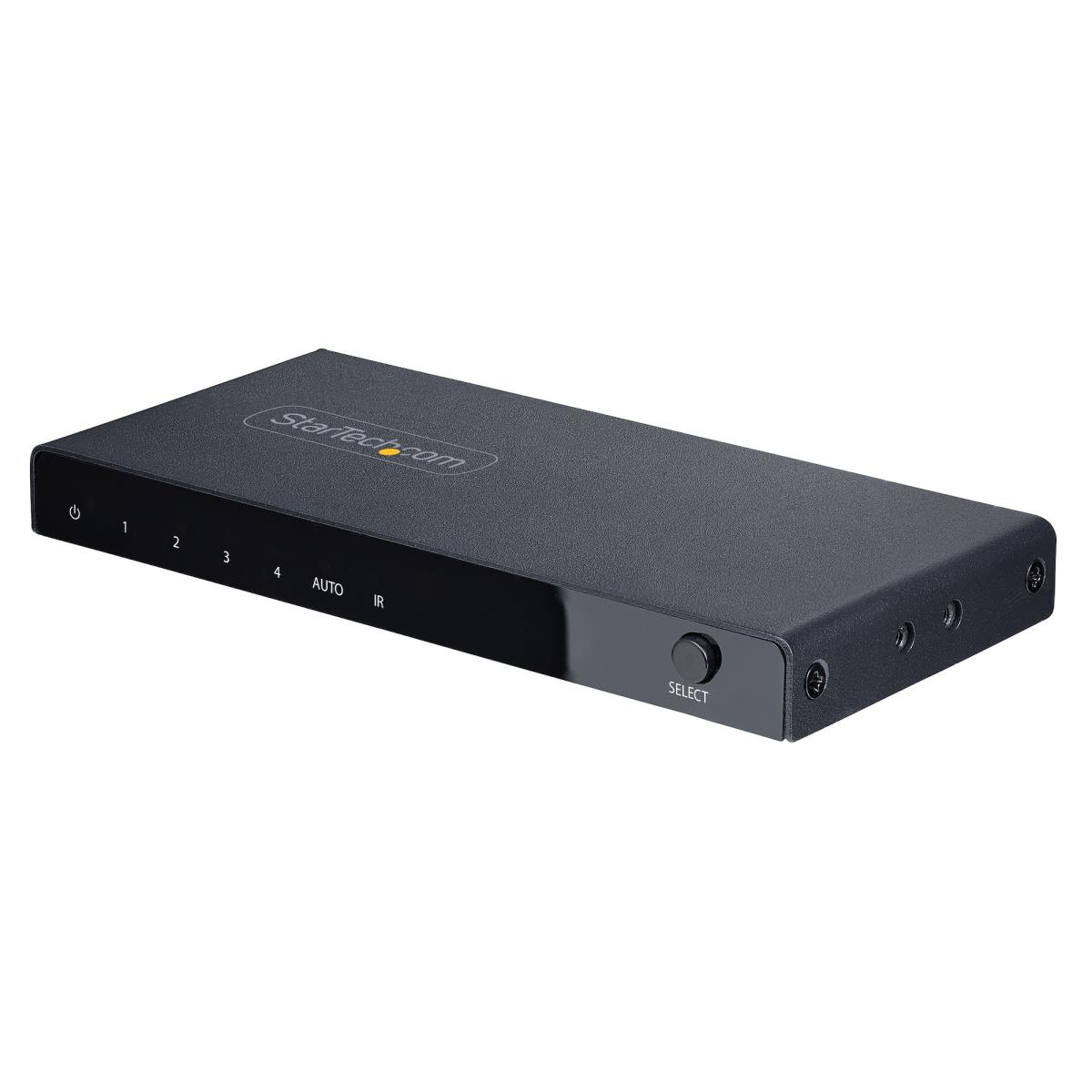 StarTech.com 4-Port 8K HDMI Switch HDMI 2.1 Switcher 4K 120Hz HDR 8K 60Hz  HDMI Switch 4 In 1 Out - 4PORT-8K-HDMI-SWITCH - Audio & Video Cables 