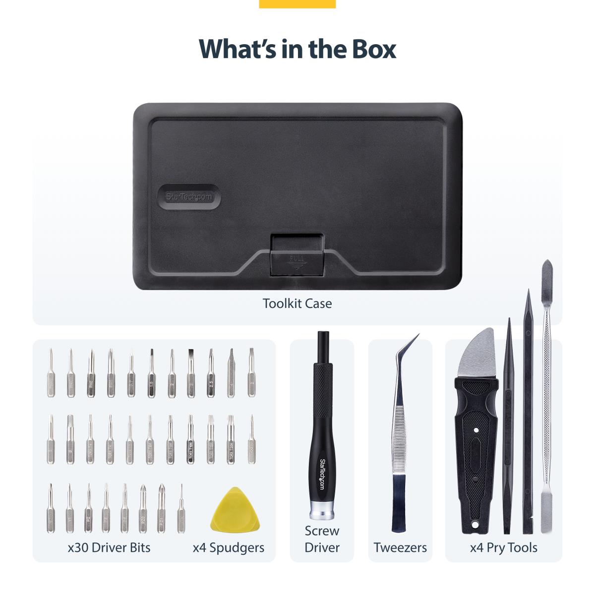 Toolkit Computer STARTECH.COM Computer Repair Toolkit/set 40-piece - LAPTOP-TOOL-KIT ...