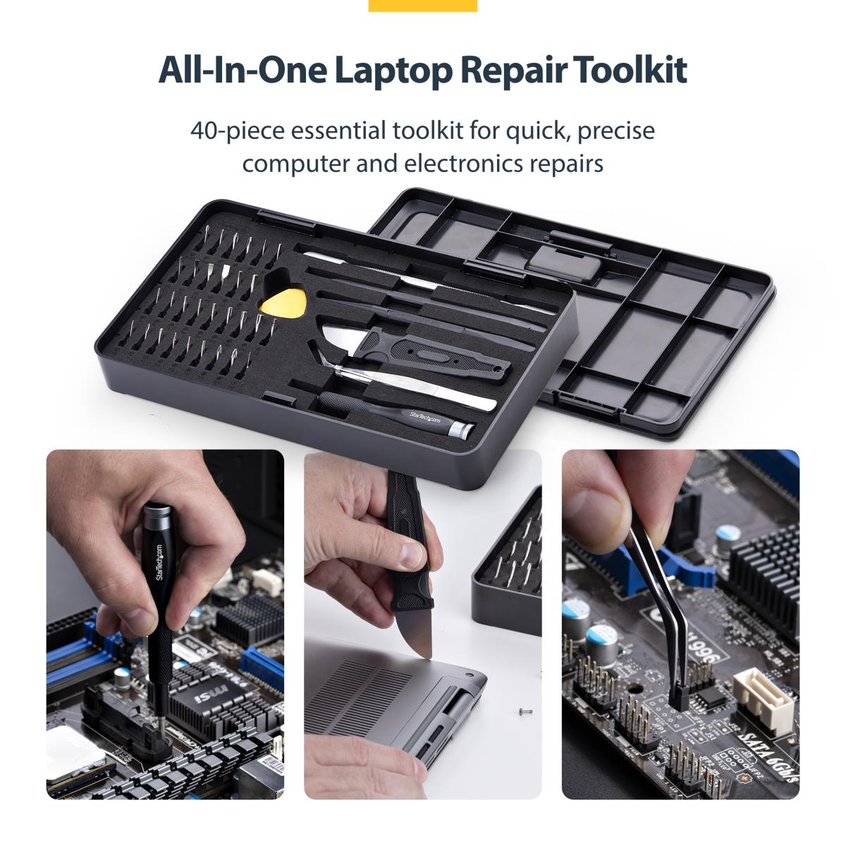 STARTECH.COM Computer Repair Toolkit/set 40-piece - LAPTOP-TOOL-KIT ...