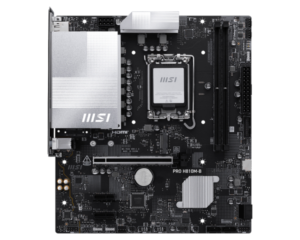 H810 MSI Motherboard Pro H810m-b LGA1851 Intel H810 2x Ddr5 MATX - PRO H810M ...