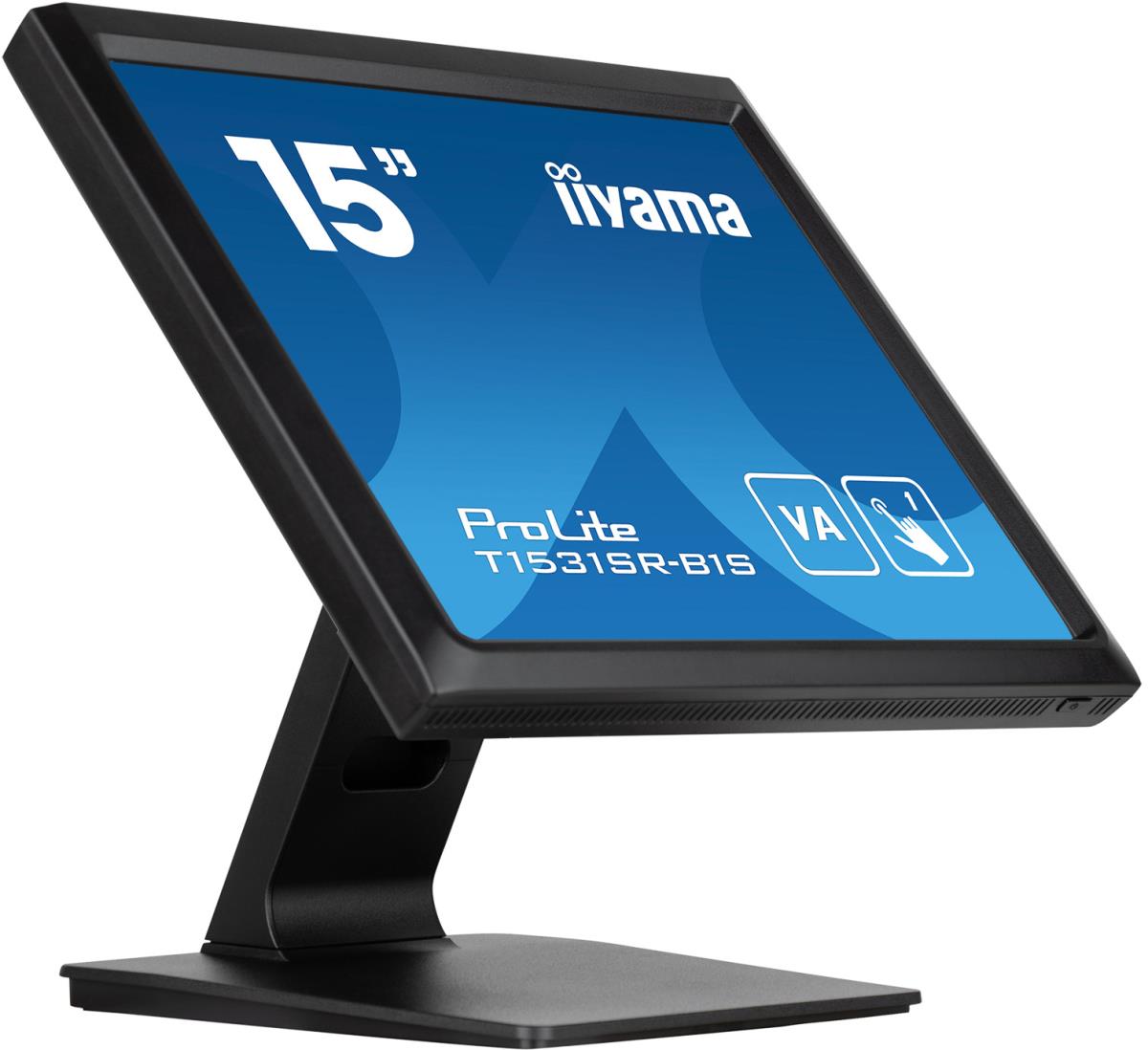 IiYAMA Touch Monitor - PROLITE T1531SR-B1S - 15in - 1024x768 (XGA ...