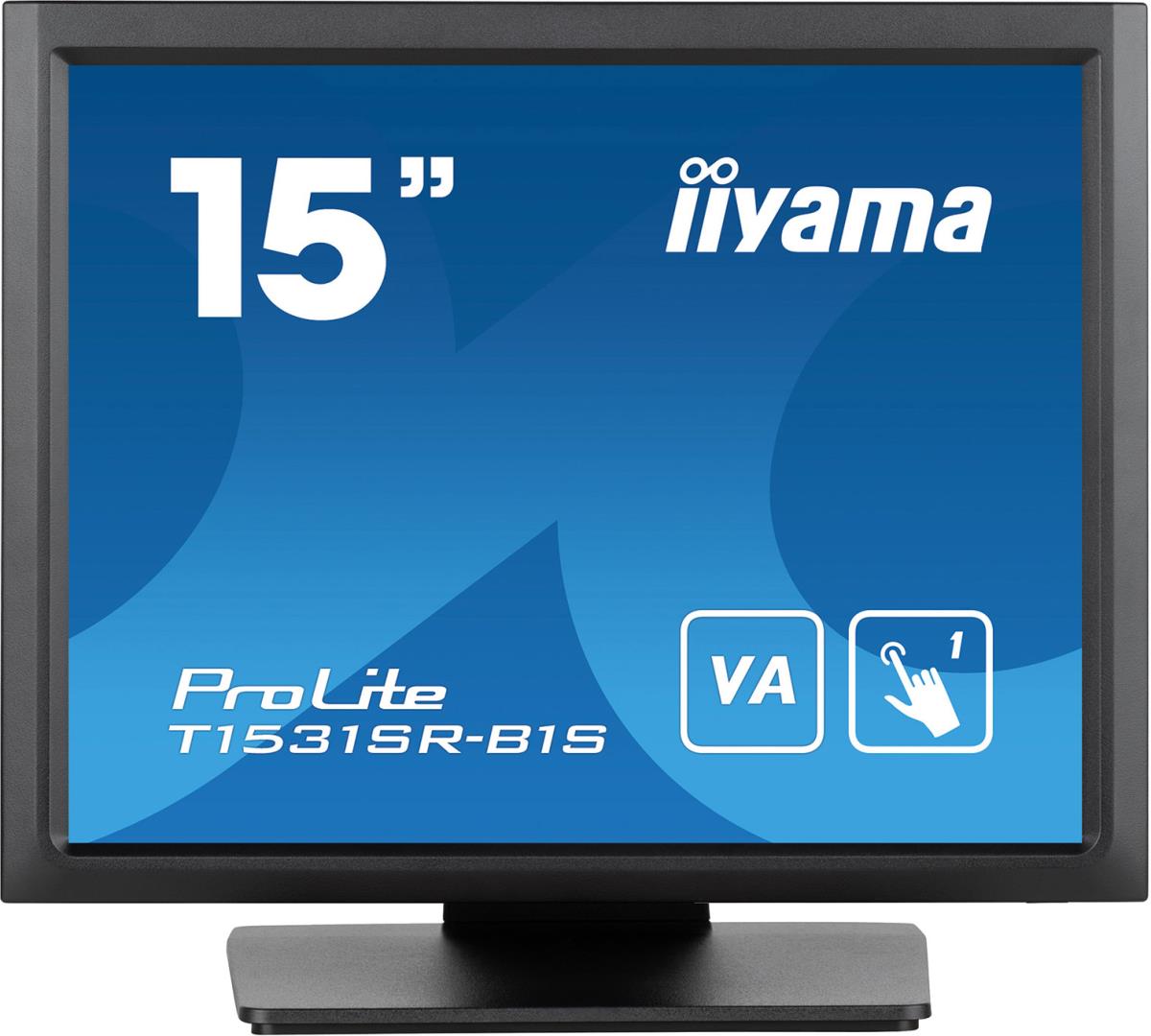 IiYAMA Touch Monitor - PROLITE T1531SR-B1S - 15in - 1024x768 (XGA ...