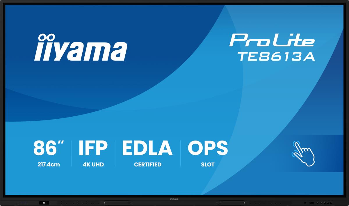 IiYAMA Large Format Display - ProLite TE8613A-B2AG - 86in Touch ...