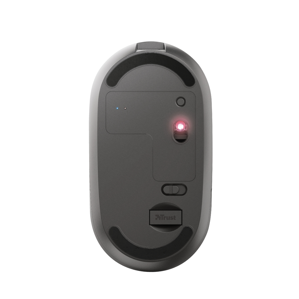 Trust souris ergonomique sans fil rechargeable Voxx, noir