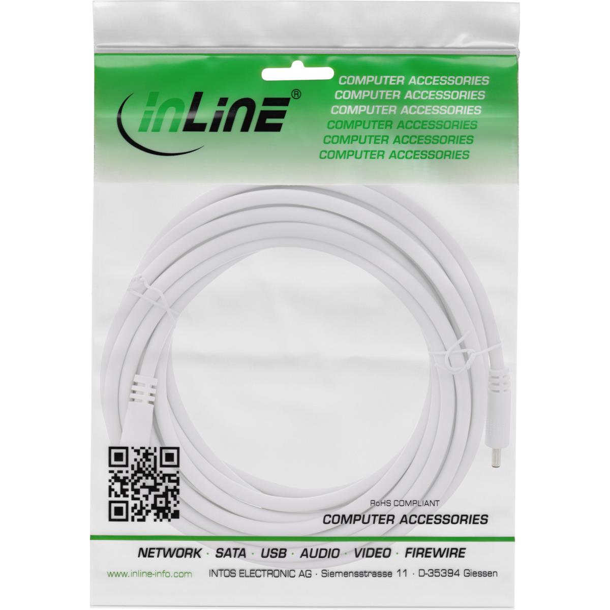 INLINE INC Dc Extension Cable - Dc Plug Male/female 3.5x1.35mm Awg 18 ...