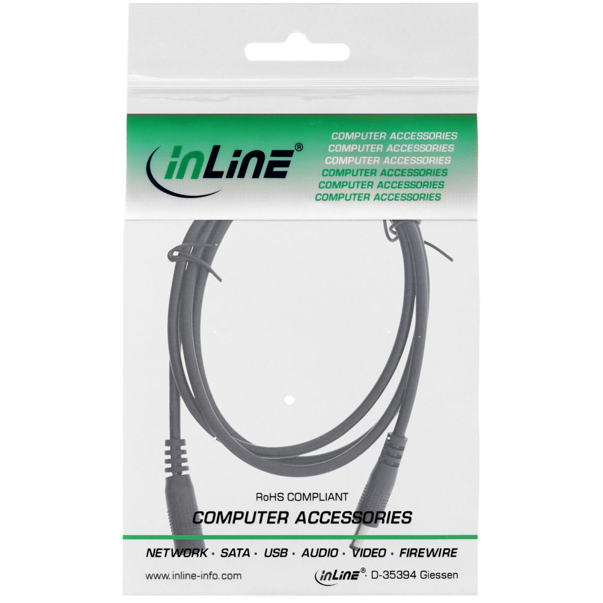INLINE INC Dc Extension Cable - Dc Plug Male/female 4.0x1.7mm Awg 18 ...