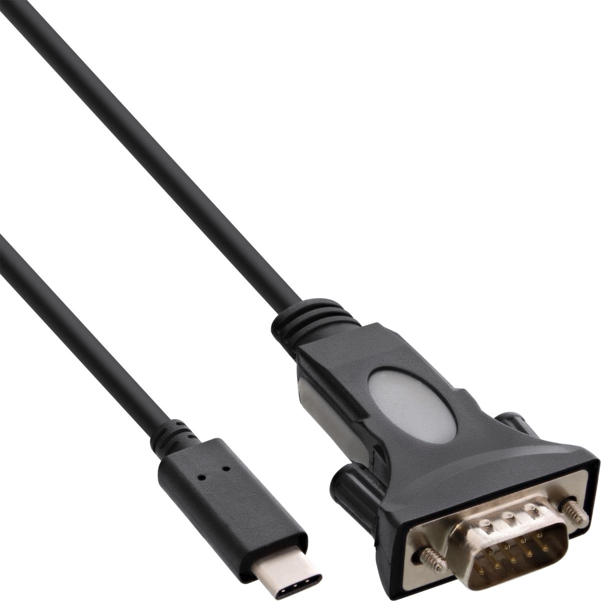 INLINE INC USB-C to Serial Adaptor Cable USB C Male / DB9 Male ...