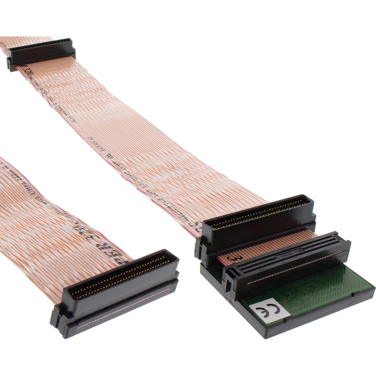 INLINE INC SCSI U320 ribbon cable 68pol for 2 devices with terminator ...