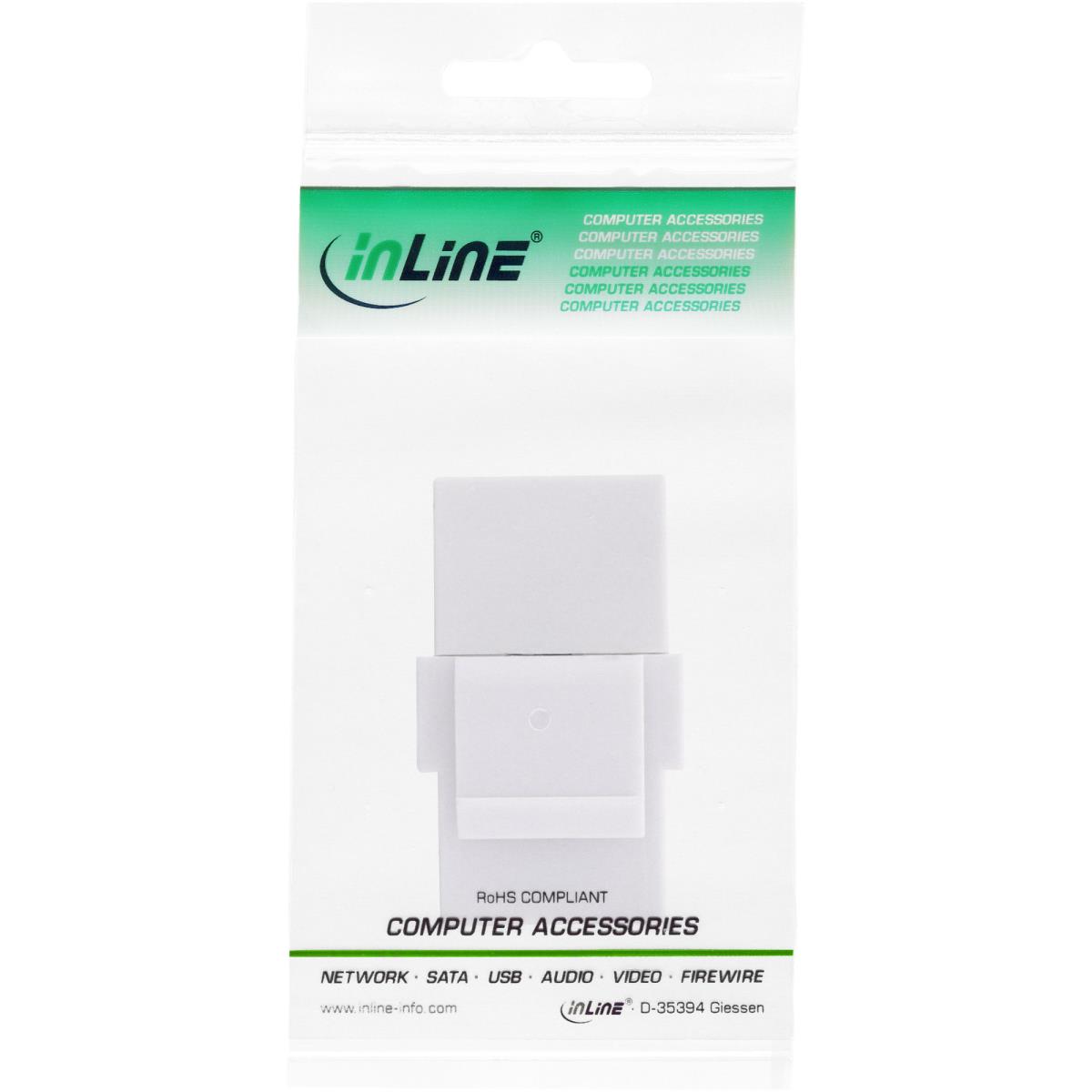 INLINE INC USB 3.1 Snap-In Module USB-C Female/Female White Housing ...