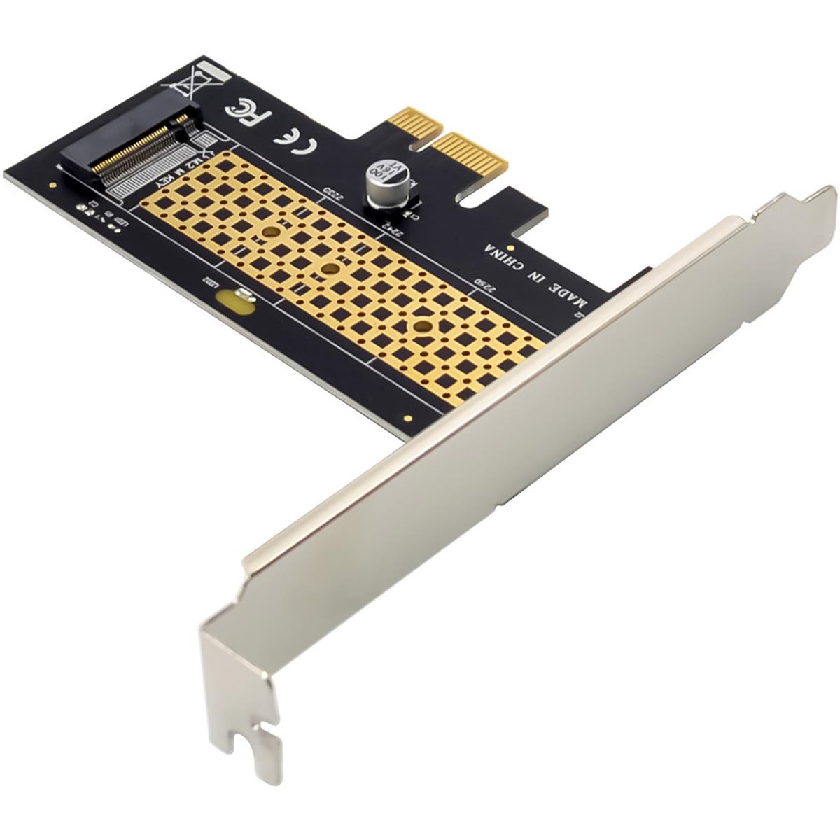 INLINE INC PCI Express card to 1x internal NVMe M.2 Key M, Pci-e x1 ...