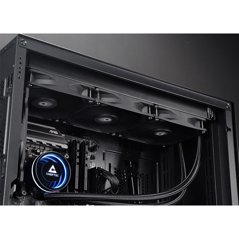 CHIEFTEC Cooling Fan Iceberg 360 Clc-360 Black - CLC-360-BLK - Redcorp ...