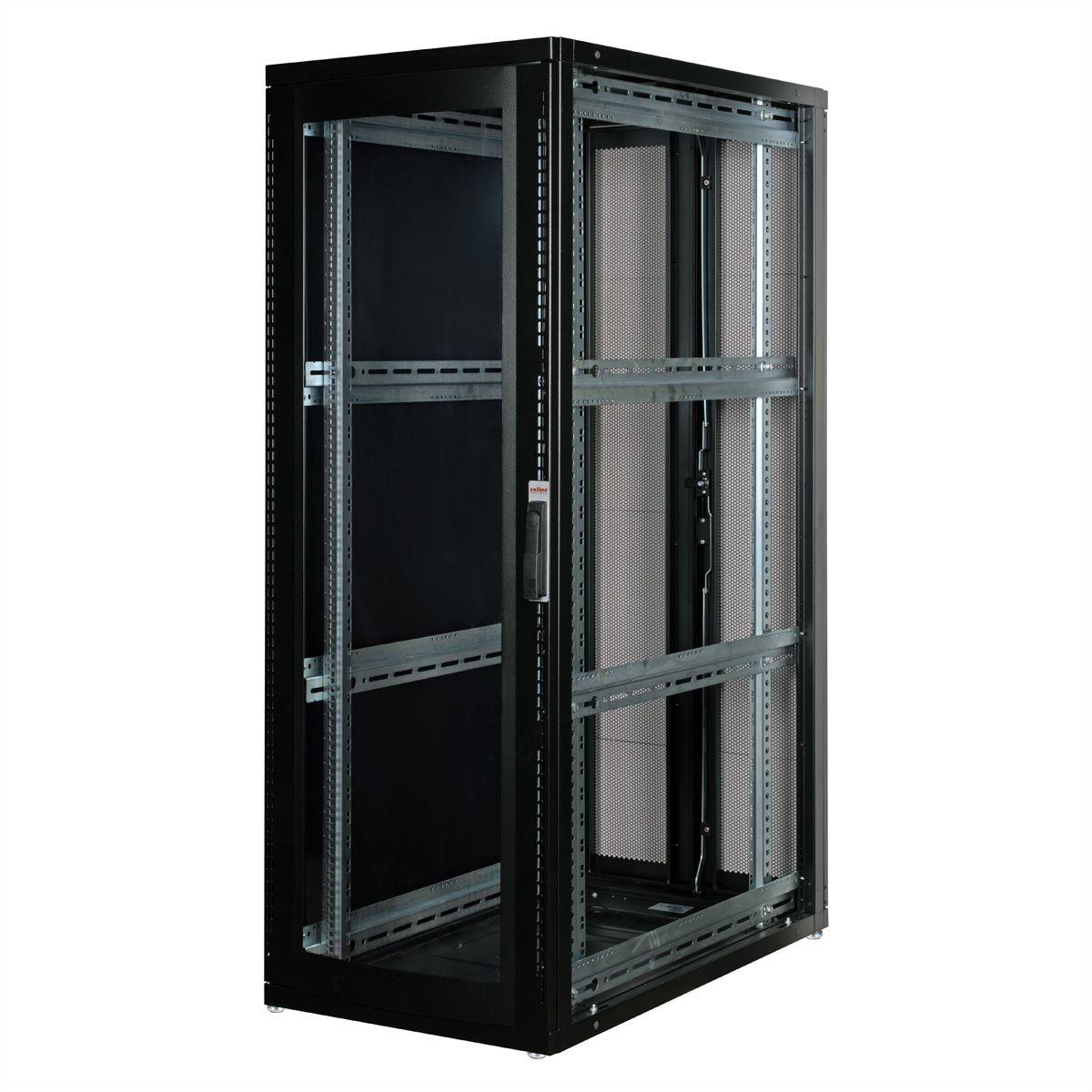 Server Rack Logistics ROTRONIC LOGISTICS 19-in Server Rack Pro 36 U 600x1000 Wxd Black ...