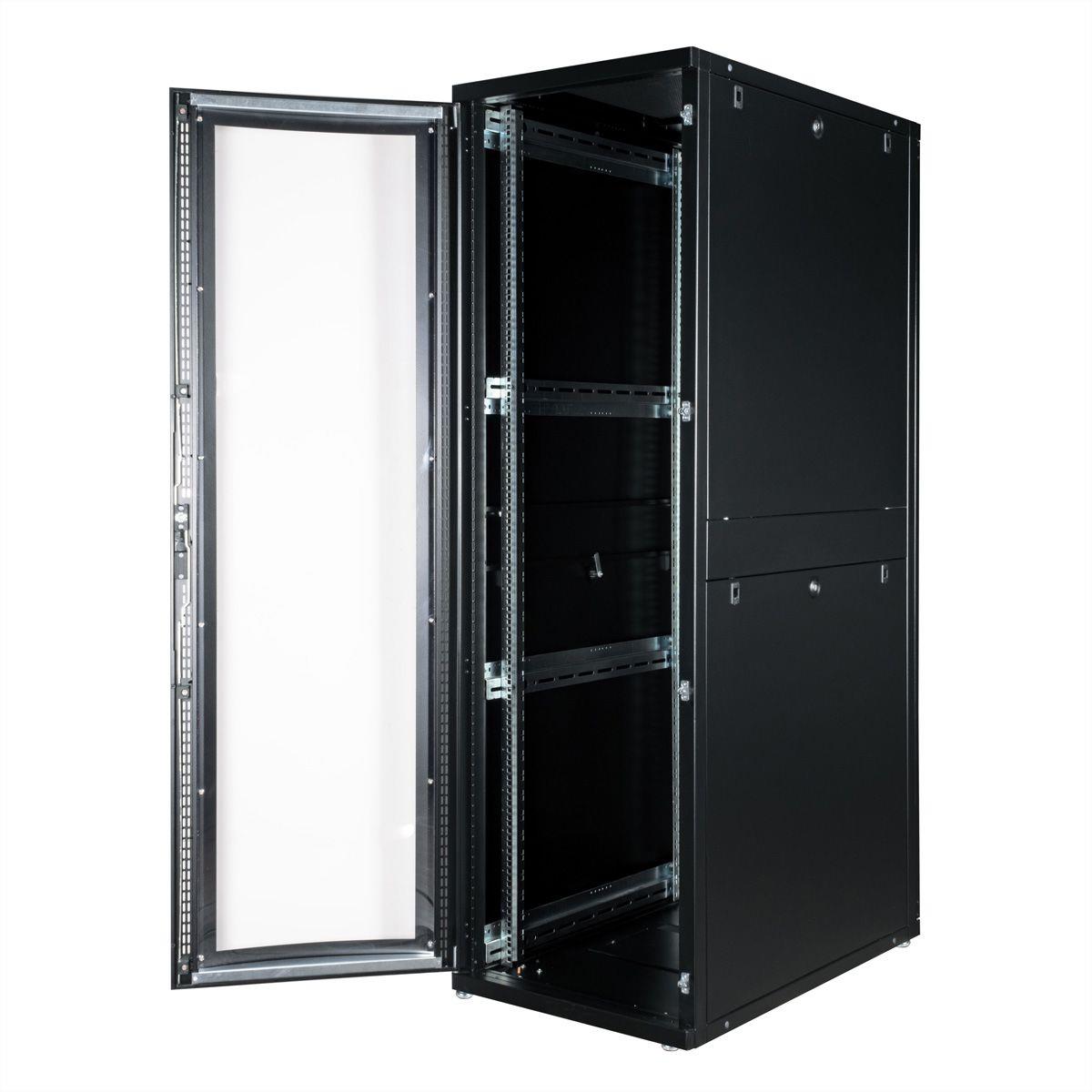 Server Rack Logistics ROTRONIC LOGISTICS 19-in Server Rack Pro 42 U, 600x1000 Wxd Black ...