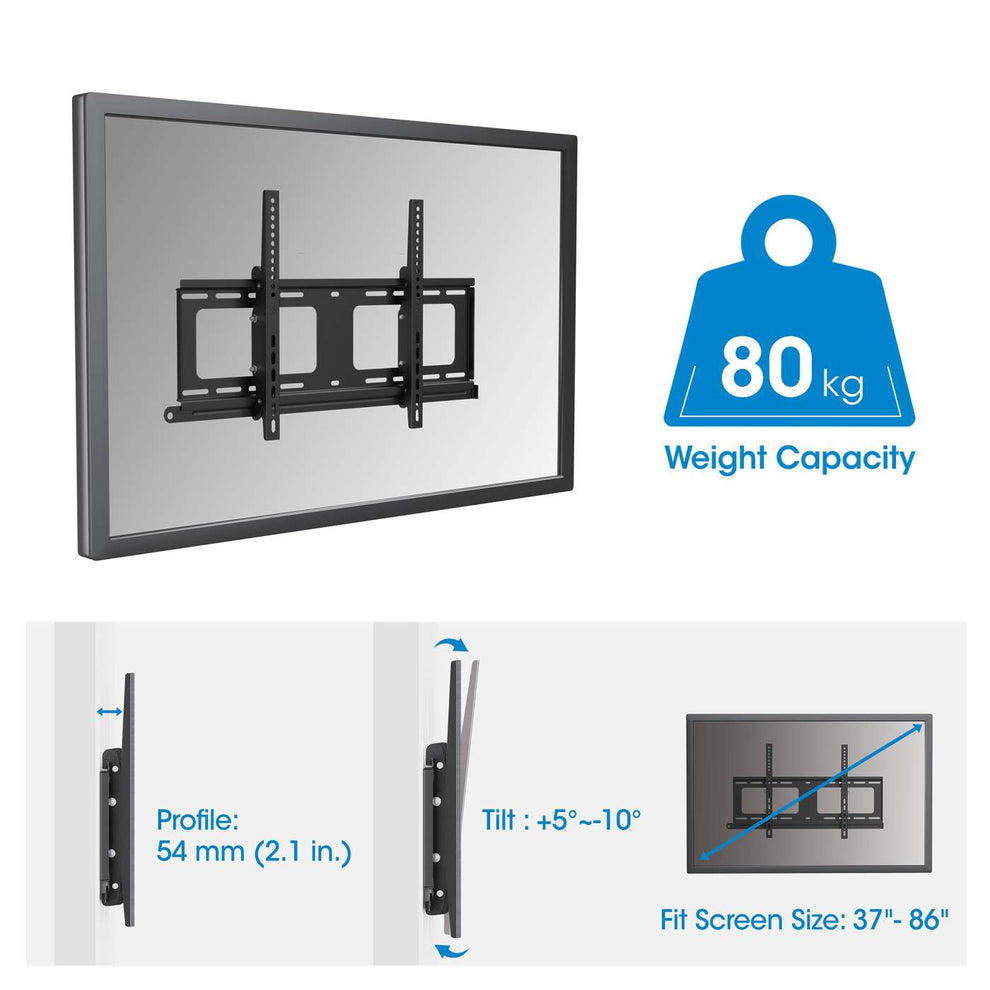 INTELLINET/MANHATTAN Monitor Mount - Wall - 1 Monitor - Tilt - 37 to ...