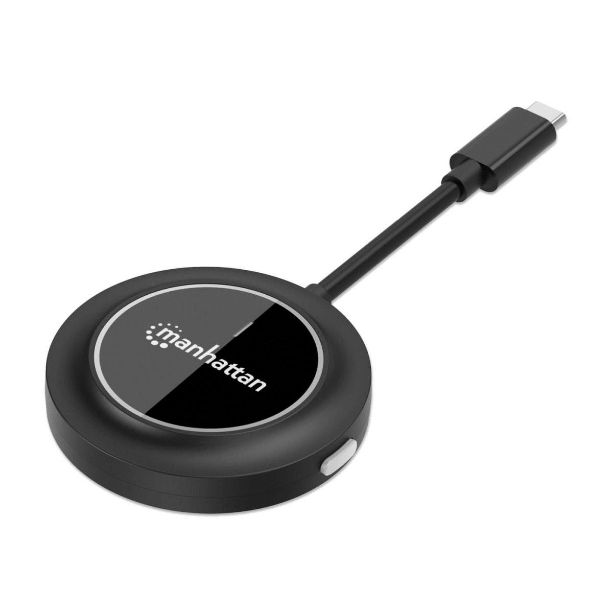 INTELLINET/MANHATTAN Wireless HDMI Display Adapter 1080p with USB-C ...