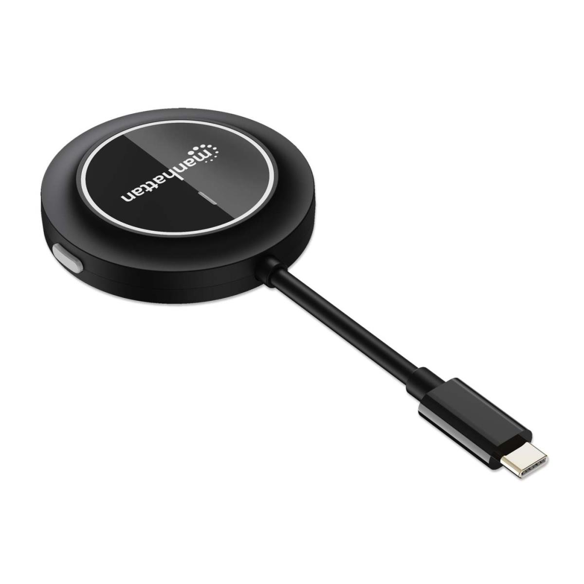 INTELLINET/MANHATTAN Wireless HDMI Display Adapter 1080p with USB-C ...