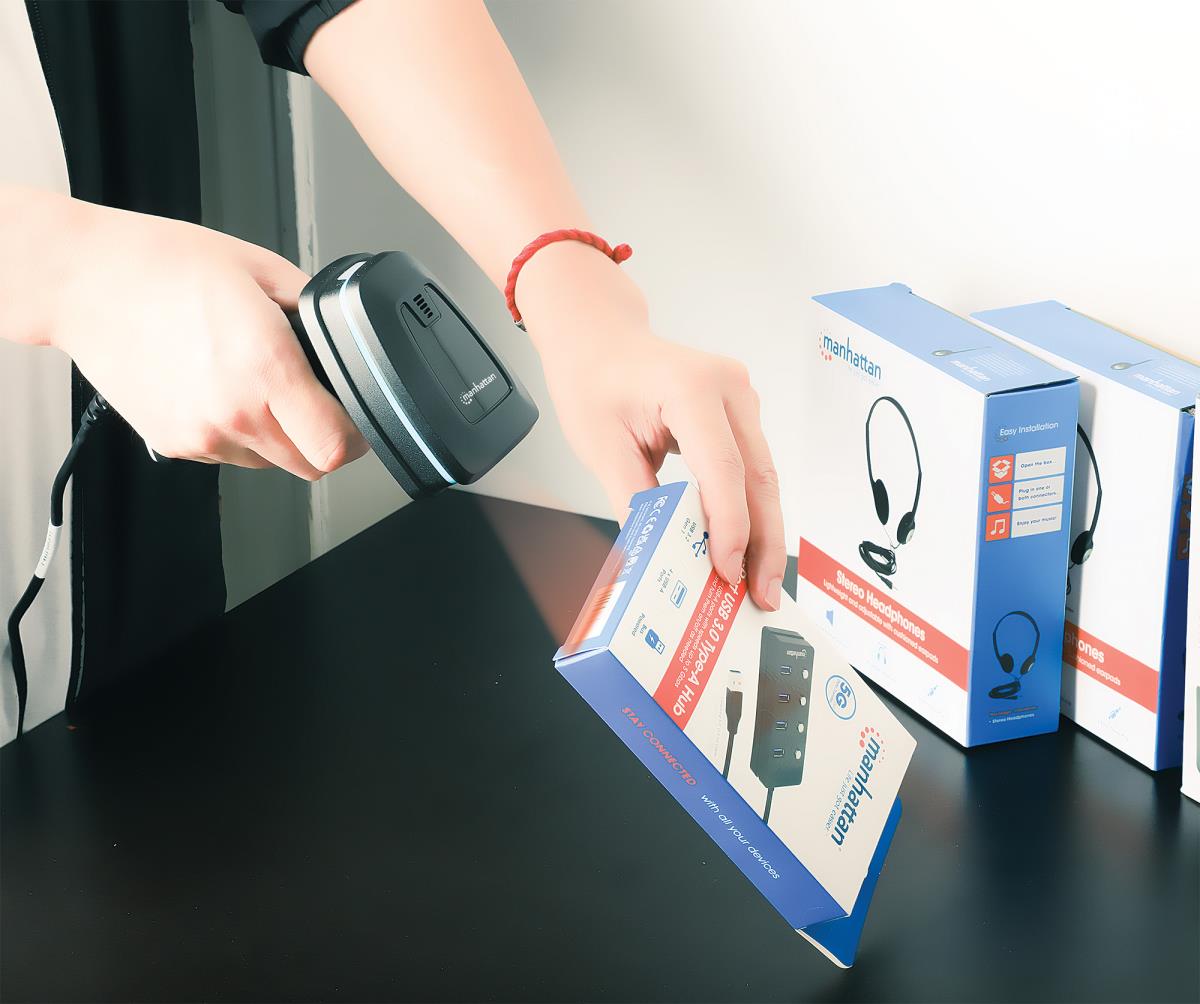 INTELLINET/MANHATTAN 2D Long Range LED Barcode Scanner - 154116 ...