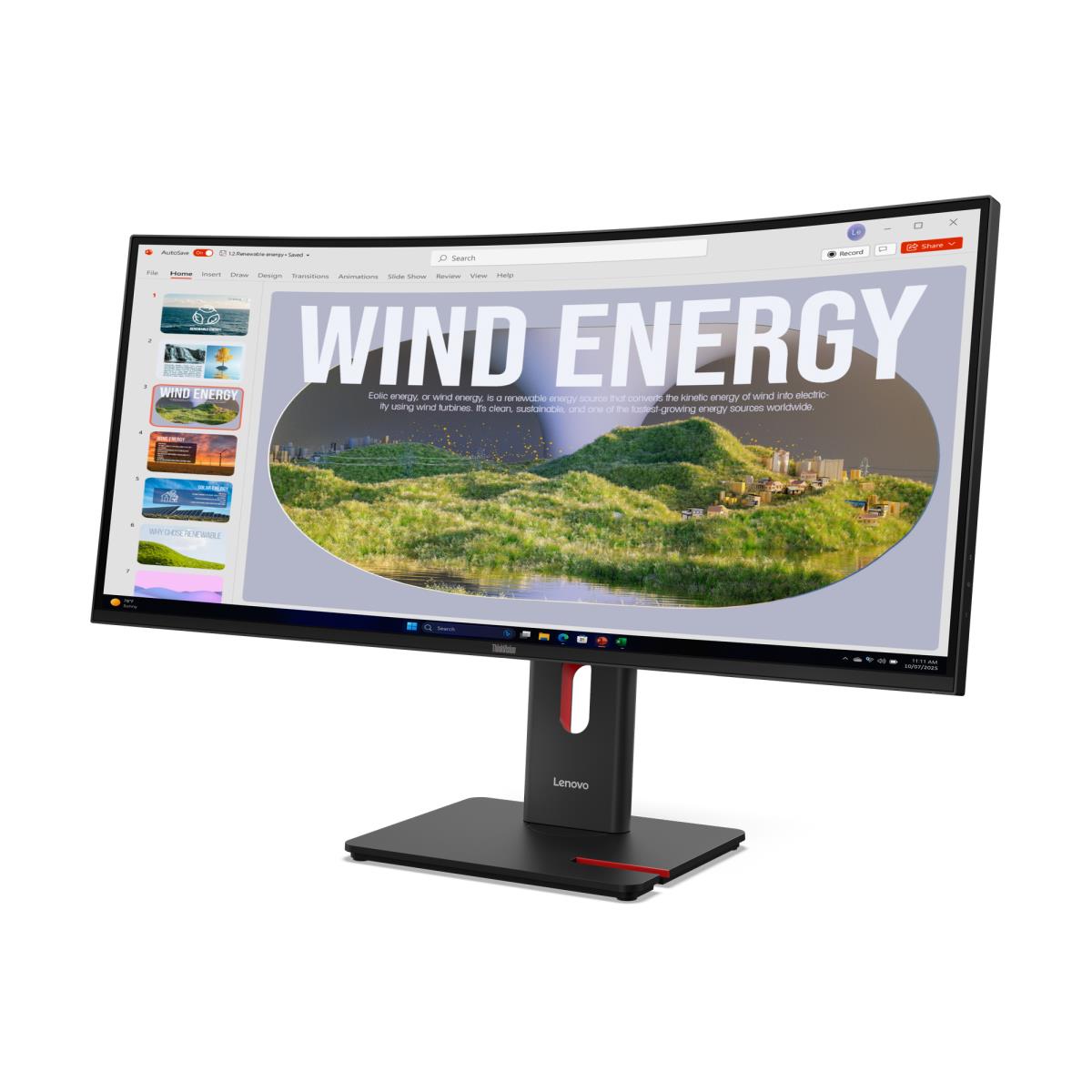 LENOVO Desktop USB-C Monitor - ThinkVision T34WD-40 - 34in - 3440x1440 ...