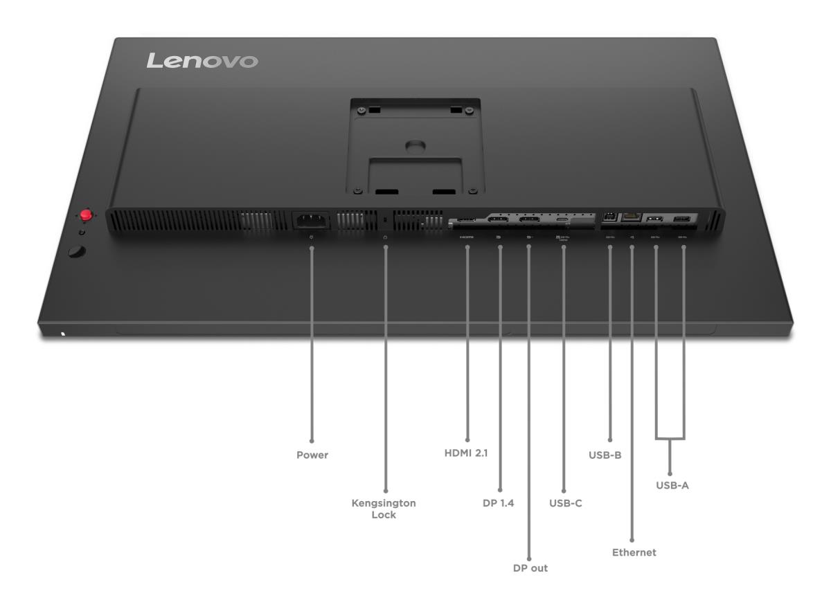 Thinkvision Desktop LENOVO Desktop Monitor - ThinkVision P27QD-40 - 27in - 2560x1440 (QHD ...