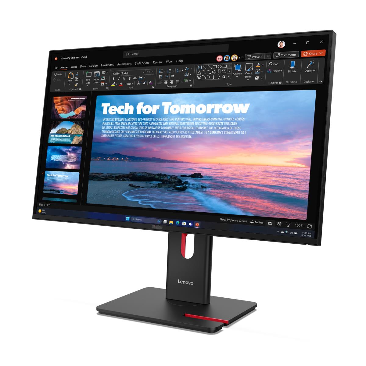 Thinkvision Desktop LENOVO Desktop USB-C Monitor - ThinkVision T27QD-40 - 27in - 2560x1440 ...
