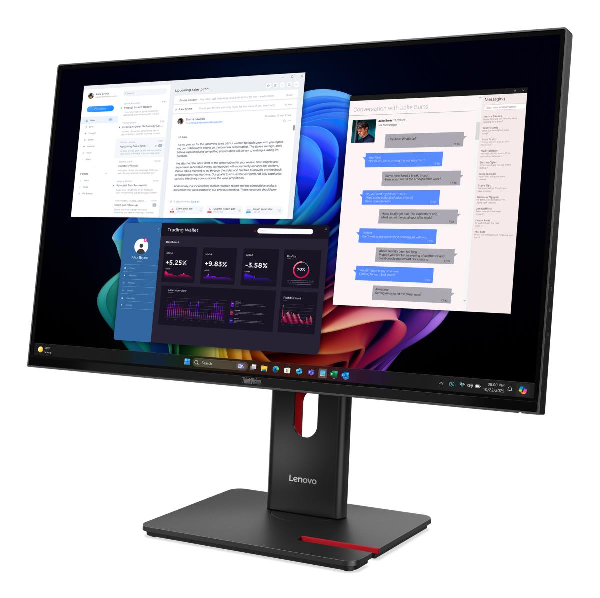 Thinkvision Desktop LENOVO Desktop USB-C Monitor - ThinkVision T27UD-40 - 27in - 3840x2160 ...