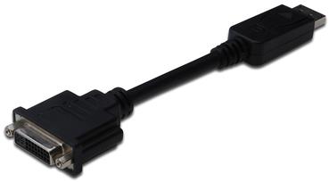 Digitus 0.15m DP Male to HD15 Female DisplayPort Adapter Cable Black