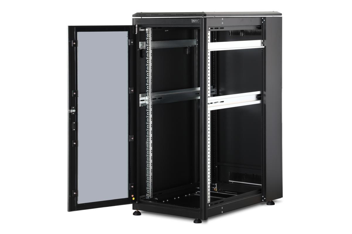DIGITUS Network Rack 600x1000 mm 26U Unique 1342x600x1000mm black - DN ...
