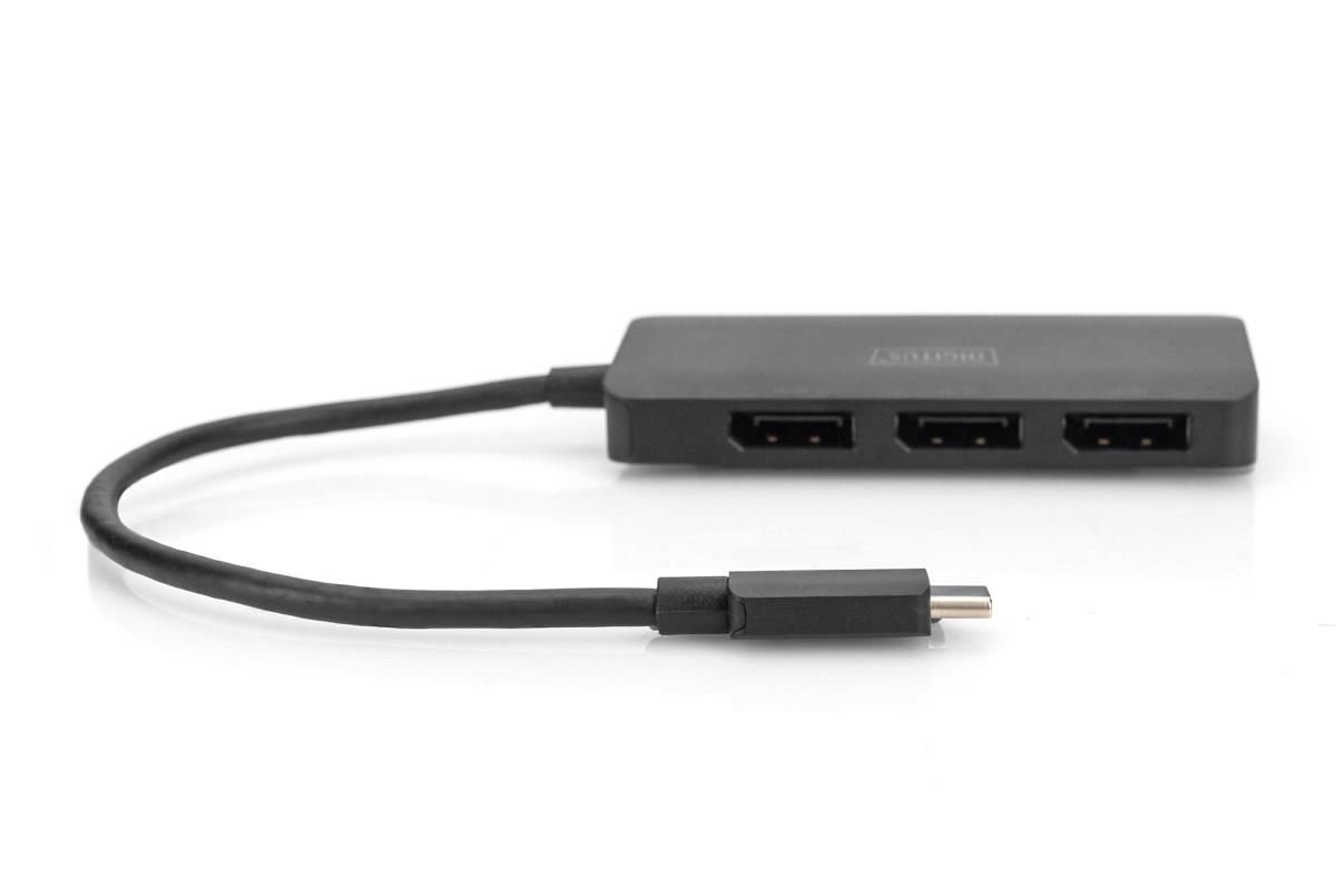 Hub USB-C MST à 3 Ports - Adaptateur Multi-Écrans USB C vers 3x HDMI pour  PC Portable - Splitter Triple HDMI Jusqu'à 4K 60Hz avec DP 1.4 Alt Mode 