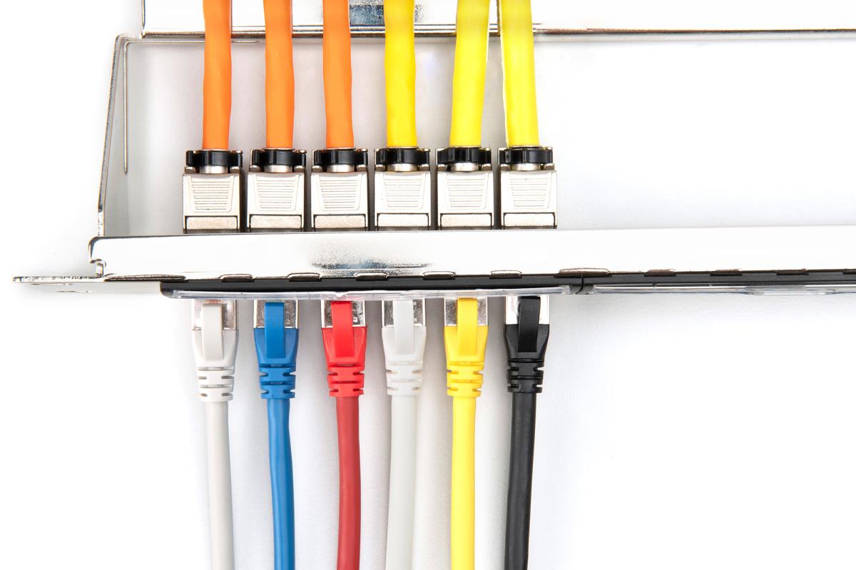 DIGITUS Modular Galvanized Patch Panel - shielded 24-port 24-port blank ...