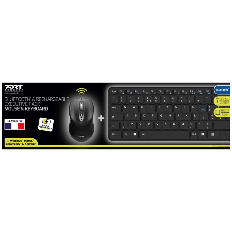 port designs numeric keypad - rechargeable bluetooth -... PORT DESIGNS Bundle / Bluetooth Wireless Pack: Rechargeable Keyboard ...