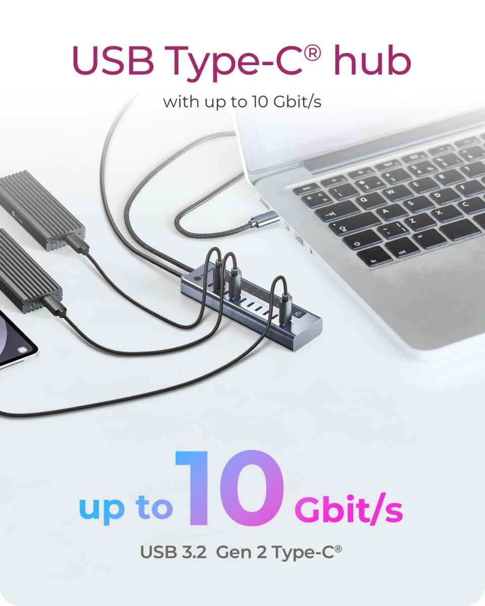 ICY BOX USB Type-c Gen 2 Hub With 10 Ports - IB-HUB1450-C31 - Redcorp ...