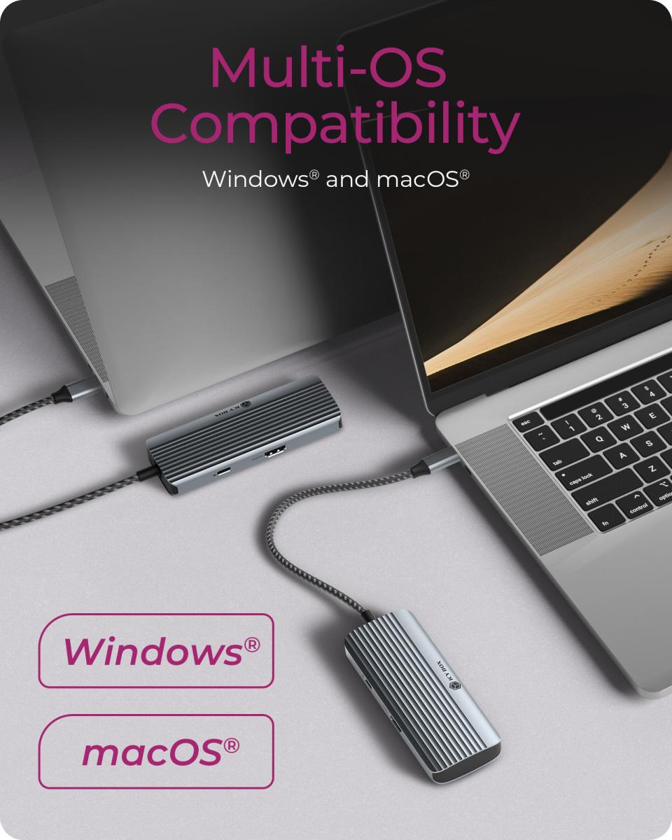 ICY BOX USB Type-c Notebook Dockingstation 6-in-1 - IB-DK4022A-CPD ...