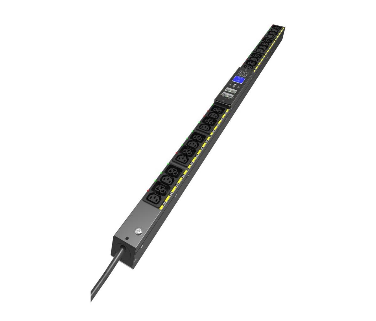 EATON CORPORATION Switched G4 Rack PDU, 0U, 22.5U, C20 input, 3m cord ...
