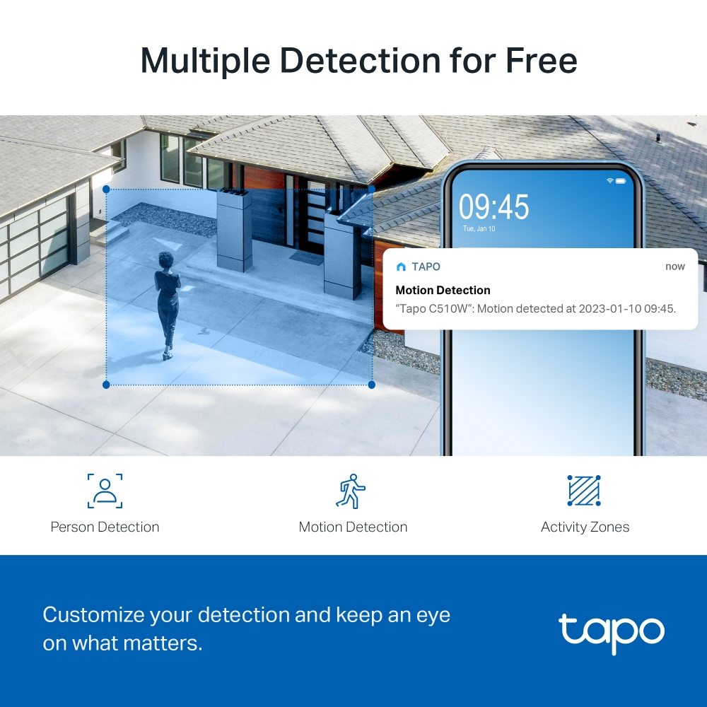 TP-LINK Tapo-c500w Security Camera Outdoor Pan / Tilt Ai - TAPO C510W -  /en