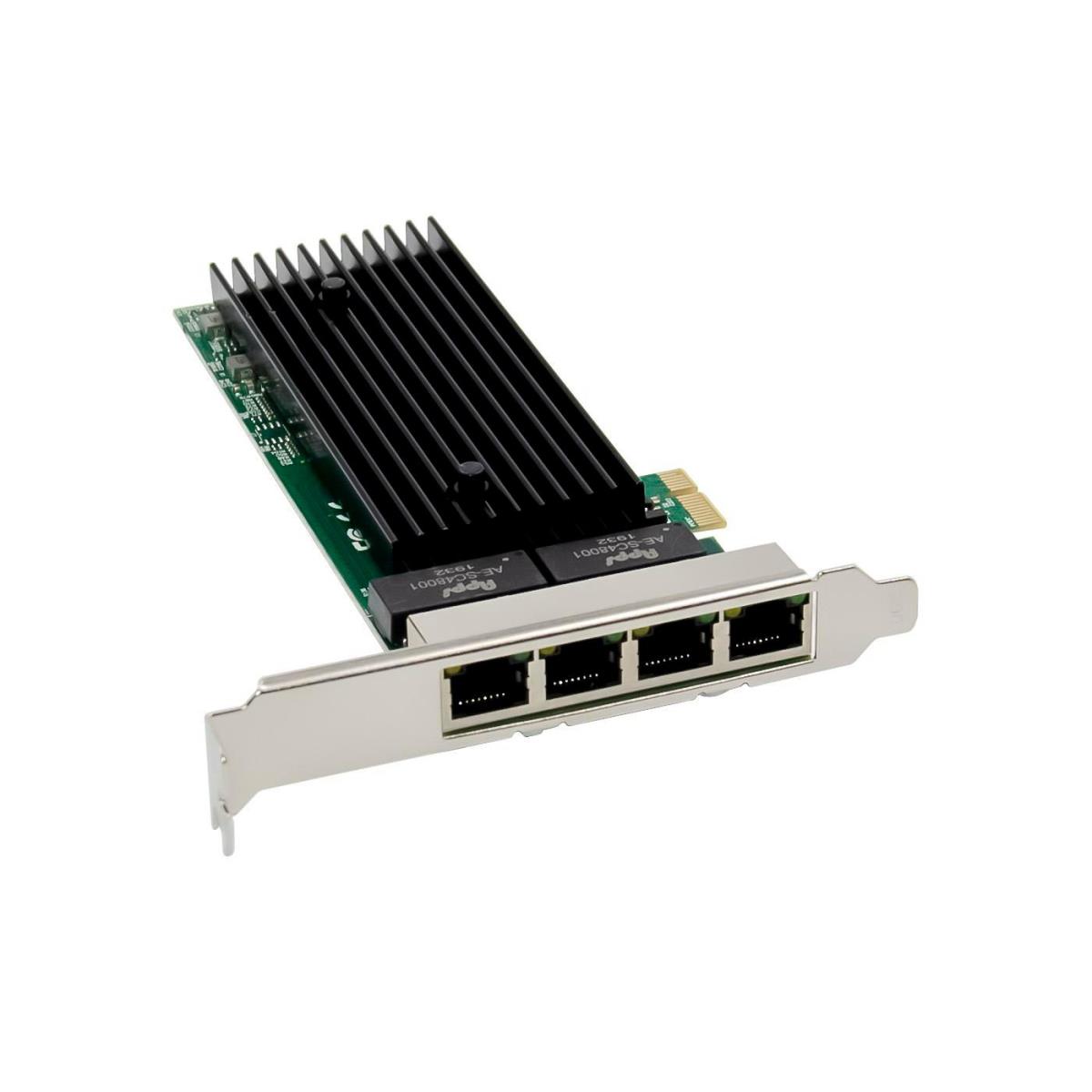 MICROCONNECT Network Card Pci-e X1 Intel 82576 Quad- Rj45 - MC-PCIEX1 ...
