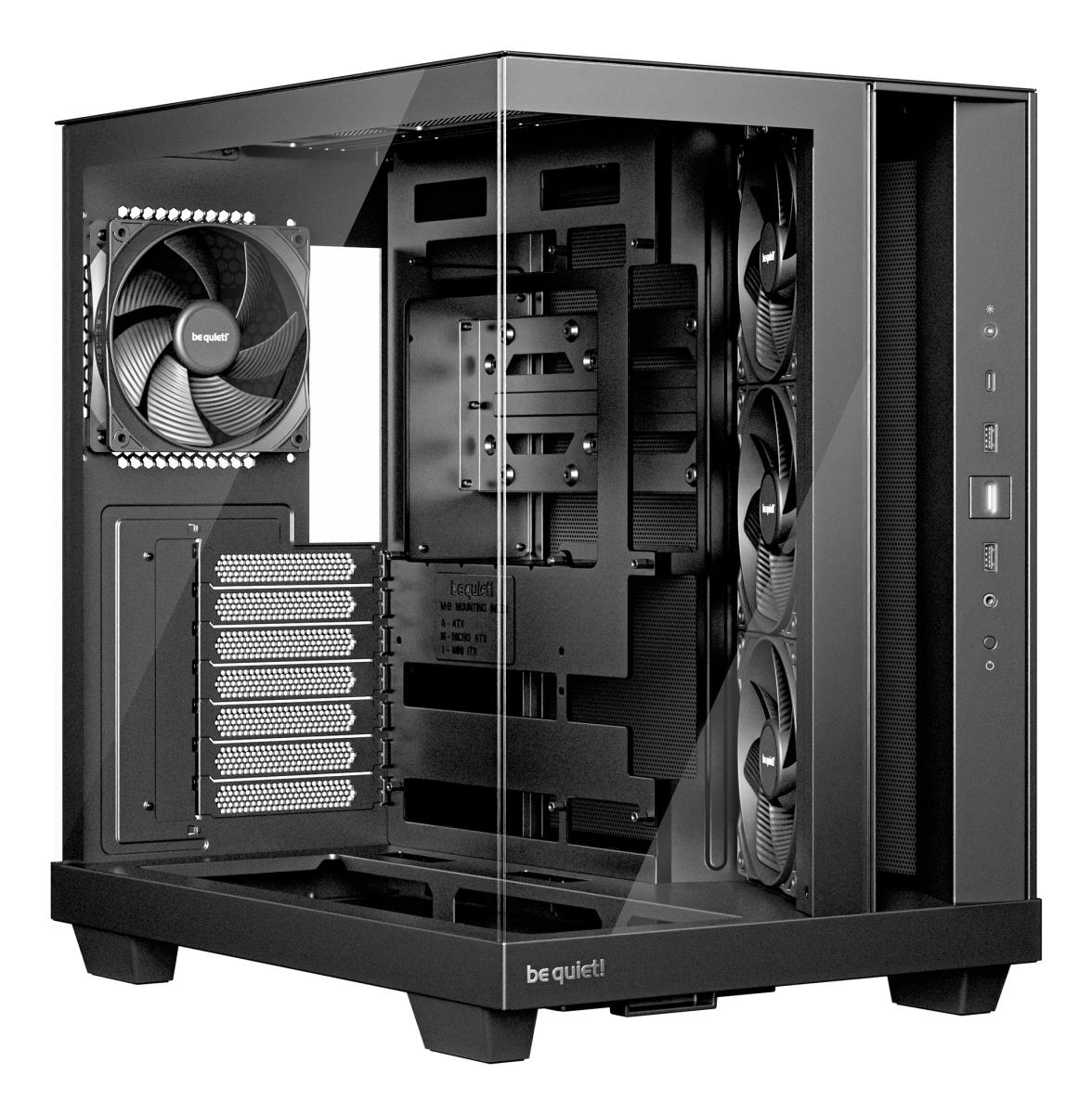 BE QUIET Pc Case - Light Base 500 Black - BGW83 - Redcorp.com/en