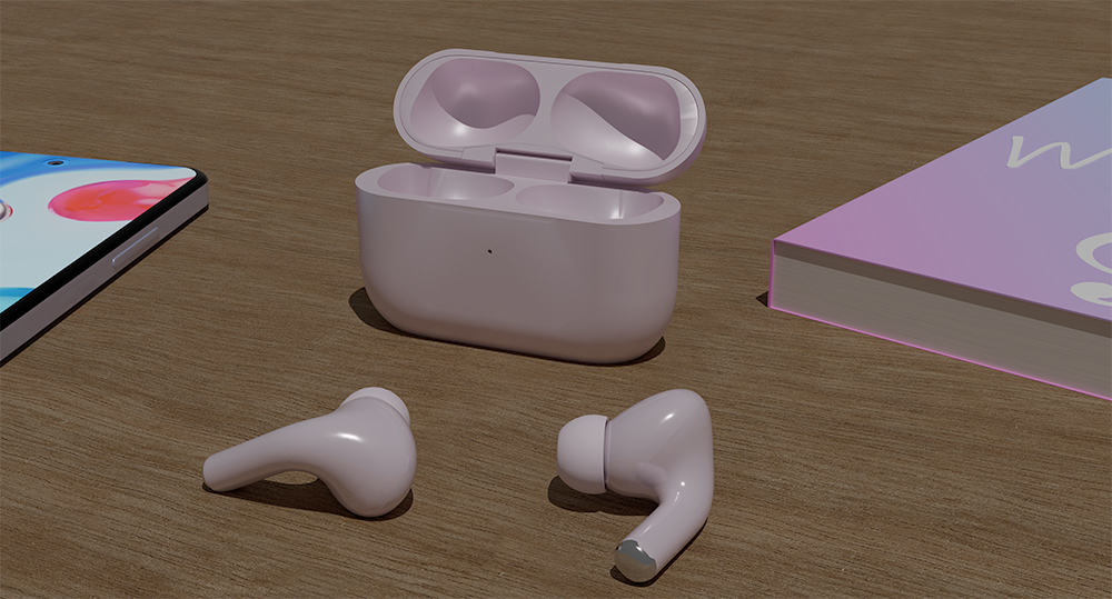 Wireless TWS In-Ear Headset - Stereo - Bluetooth - Pink