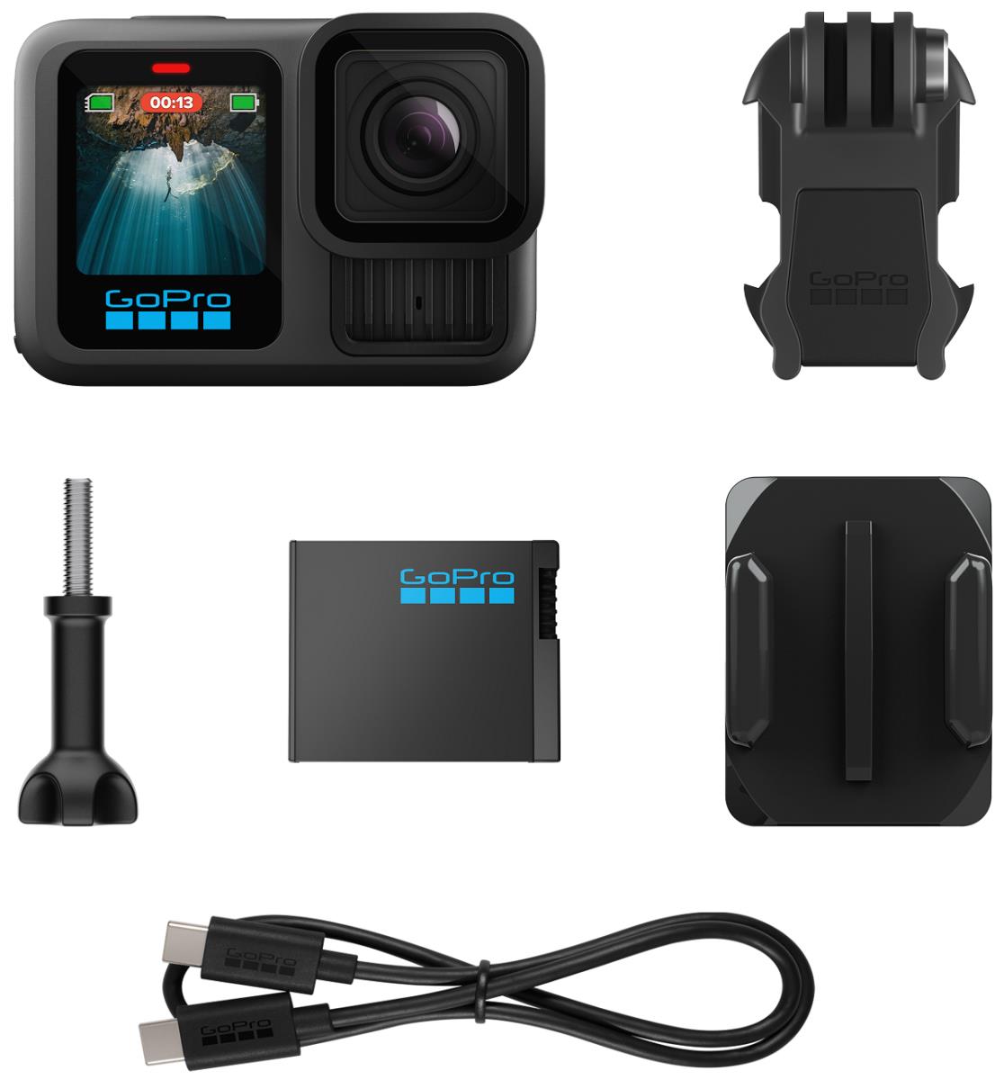 GOPRO Hero 13 Camera Black Action Sports (chdhx-131-rw