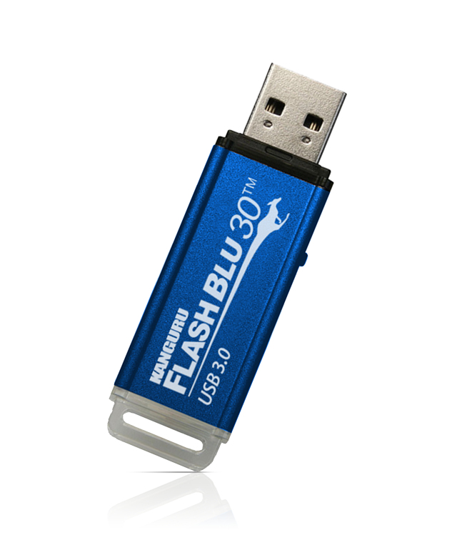 Defender Flashblu30 64GB USB3.0 Flash Drive With Physical Write Protect Switch