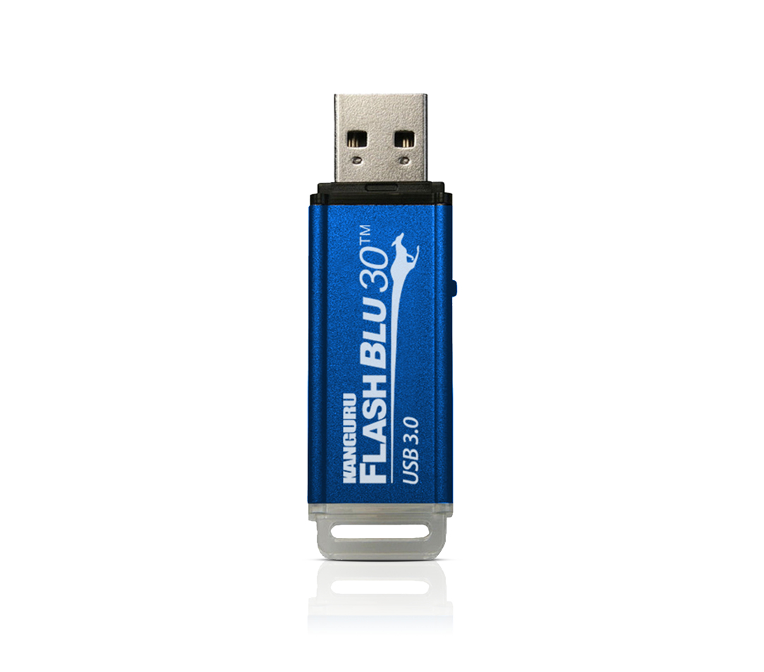 Defender Flashblu30 64GB USB3.0 Flash Drive With Physical Write Protect Switch