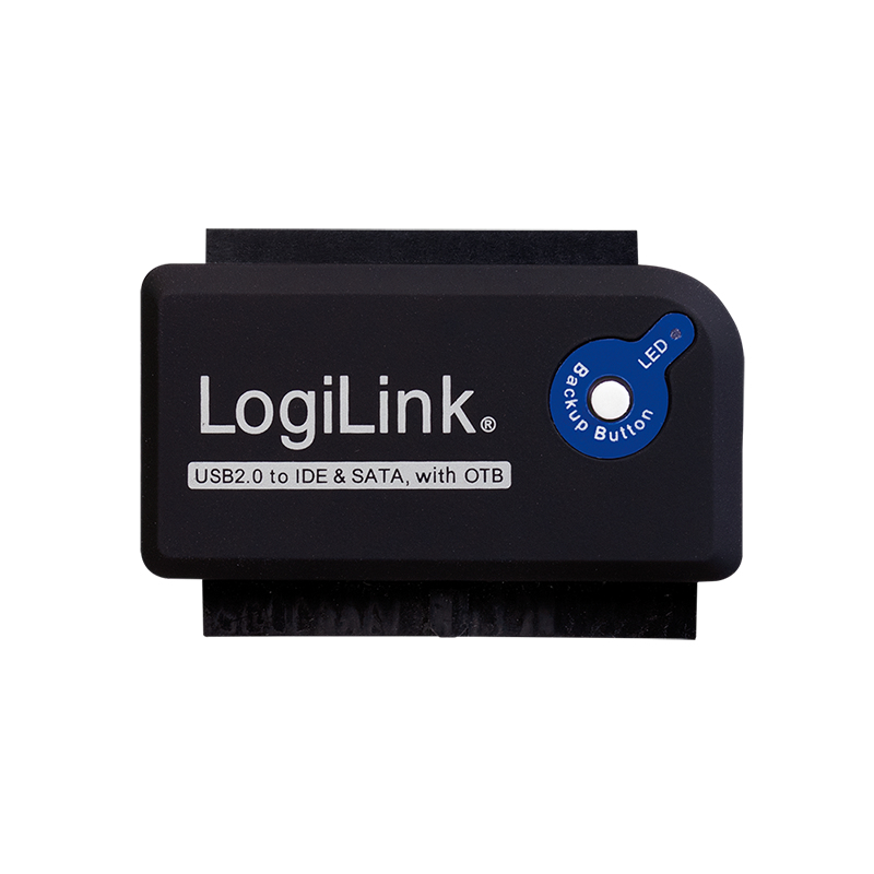 LOGILINK Adapter USB 2.0 To 2.5 + 3.5 Ide + SATA HDD OTB - AU0006C -  /nl
