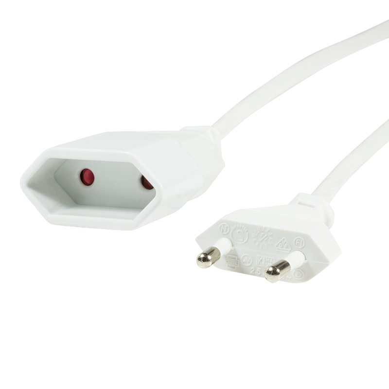 LOGILINK Power cable extension - CEE 7/16 white 1m - CP125 - Redcorp.com/en